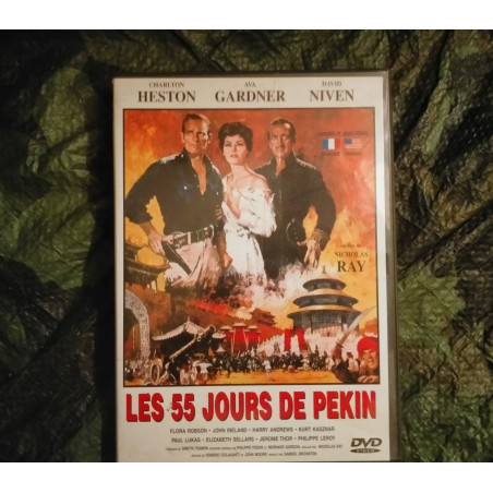 Les 55 Jours de Pékin - Charlton Heston - Ava Gardner - David Niven Film Historique 1963 - DVD