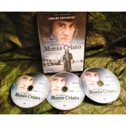 Le Comte de Monte-Cristo - Gérard Depardieu
Mini-série Coffret 3 DVD 1998 - Sous-titre en néerlandais imposé sur l'écran