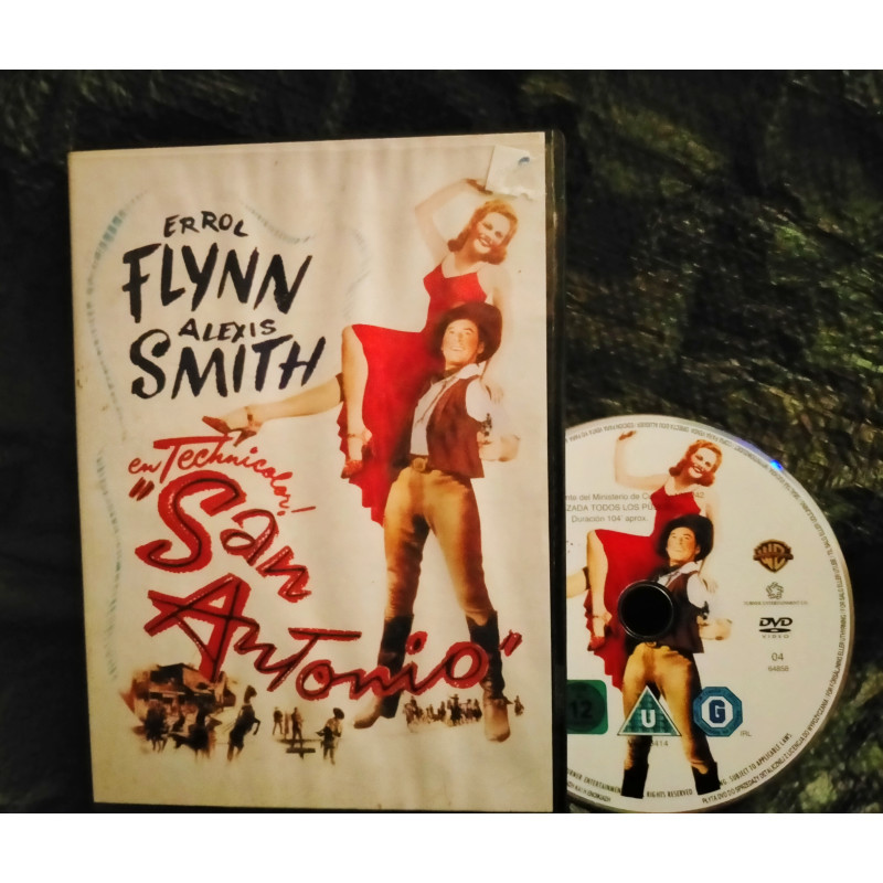 San Antonio - David Butler - Errol Flynn - Film DVD - 1945