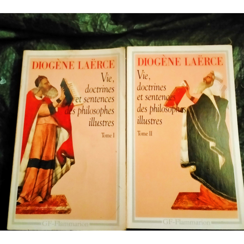 Vie, Doctrines et Sentences des Philosophes Illustres - Tomes 1 et 2 - Diogène Laërce
- Pack 2 Livres