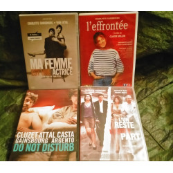 L'Effrontée
Ma Femme est une Actrice
L'un reste l'autre part
Do not Disturb
 - Pack Charlotte Gainsbourg 4 Films DVD