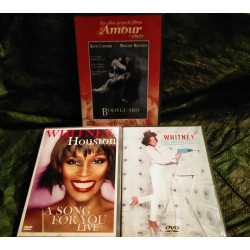 Bodyguard - Film
The Greatest Hits - 21 Clips
A Song for you - Concert Live
- Pack 3 DVD Whitney Houston