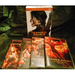 Hunger Games
Hunger Games 2 : l'Embrasement
Hunger Games 3 : la Révolte Partie 1
Hunger Games 3 : la Révolte Partie 2