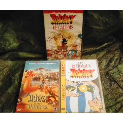 Astérix le Gaulois
Astérix et les Vikings
Les 12 Travaux d'Astérix
Pack 3 Dessin-animés DVD
Très bon état garantis 15 Jours