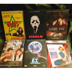 Scream
E.T. L'Extra-Terrestre
Bliss
Le come back
Lucky you
College Attitude
 - Pack Drew Barrymore 6 Films DVD