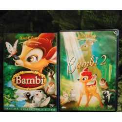Bambi 1 et 2 - Dessin-animé Walt Disney
Pack 2 Films Animation 3 DVD