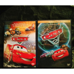 Cars - Très bon état
Cars 2 - Micro-rayures sans incidence
Dessin-animés Walt Disney Pixar
Pack 2 Films DVD Animation