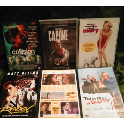 Capone
Imogene
Collision
Toi et Moi... et Duprée
Mary à tout prix
Rebel
- Pack Matt Dillon 6 Films DVD