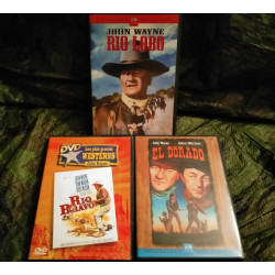 Rio Lobo
Rio Bravo
El Dorado
Pack Trilogie 3 Films DVD John Wayne
