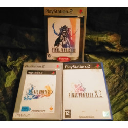 Final Fantasy X
Final Fantasy X-2
Final Fantasy XII
- Pack 3 Jeux Video PS2
Très bon état garantis 15 Jours