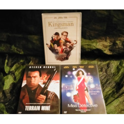 Kingsman : Services Secrets
Terrain Miné
Miss Détective
Pack Michael Caine 3 Films DVD
Très bon état garantis 15 Jours