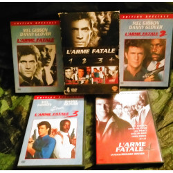 L'Arme fatale 1 - 2 - 3 - 4
Coffret Pack 4 Films DVD Richard Donner - Mel Gibson - Danny Glover