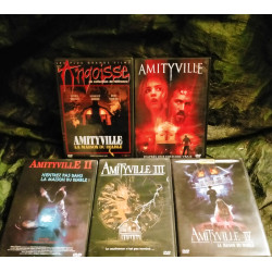 Amityville : la Maison du Diable - 2979
2 : le Possédé - 1982
3 : le Démon - 1983
4 - 1989
- Remake - 2005
Pack 5 Films DVD