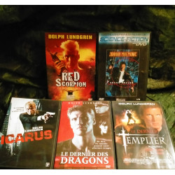 Le Scorpion Rouge
Johnny Mnemonic
Le dernier des Dragon
Le dernier des Templiers
Icarus
- Pack 5 Films DVD Dolph Lundgren