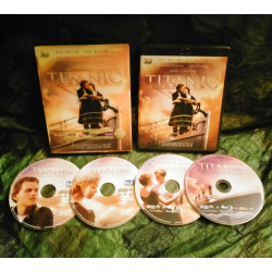 Titanic - James Cameron - Leonardo DiCaprio - Kate Winslet - Film 1997 Coffret 4 Blu-ray dont 2 en 3D Très bon état