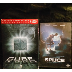 Cube + Cube 2 + Cube Zero - Coffret 5DVD
Splice - DVD
- Pack 4 Films 6 DVD Vincenzo Natali science-fiction