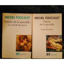 Histoire de la Sewualité I : la Volonté de Savoir II : l'Usage des Plaisirs - Pack 2 Livres Michel Foucault Gallimard