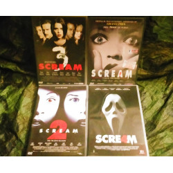 Scream
Scream 2
Scream 3
Scream 4
 - Pack 4 Films DVD Horreur Wes Craven