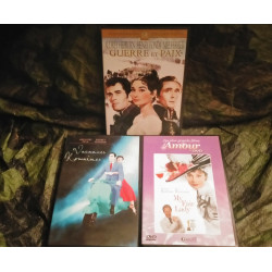 Guerre et Paix
Vacances romaines
My Fair Lady
 - Pack " Films DVD Audrey Hepburn