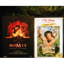 La Momie
Le Retour de la Momie
La Momie 3 La Tombe de l'Empereur
George de la Jungle
Pack 4 Films DVD Brendan Fraser