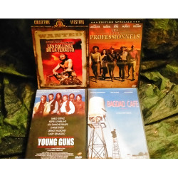 Les Collines de la Terreur
Les Professionnels
Young Guns
Bagdad Café
Pack 4 Films DVD Jack Palance
