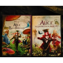 Alice au Pays des Merveilles
Alice de l'Autre côté du Miroir
Tim Burton - Johnny Depp - Pack 2 Films DVD
