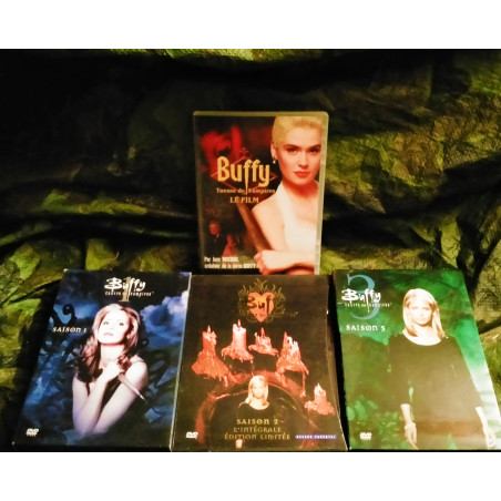 Buffy Tueuse de Vampires - Film DVD
Buffy contre les Vampires : Intégrale Saison 1 - 2 - 3 
Pack DVD + 3 Coffrets 16 DVD