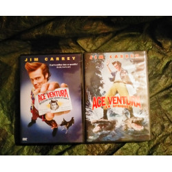 Ace Ventura Détective pour chiens et chats
Ace Ventura en Afrique
Pack 2 Films DVD Jim Carrey