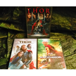 Thor
Thor 2 : le Monde des Ténèbres
Thor 3 : Ragnarok
Pack 3 Films DVD Super-héros