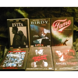 Birdy
Evita
Midnight Express
Angel Heart
The Commitments
Fame
Pack 6 Films DVD Alan Parker