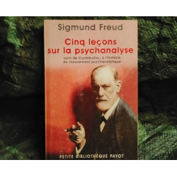 Cinq Leçons sur la Psychanalyse  - Sigmund Freud - Livre édition Payot Très Bon état garanti 15 Jours