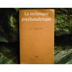 La Technique Psychanalytique  - Sigmund Freud - Livre 1953 - édition PUF