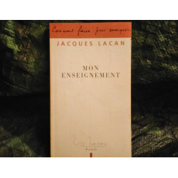 Mon Enseignement - Jacques Lacan
- Livre Seuil 140 Pages Très Bon état garanti 15 Jours