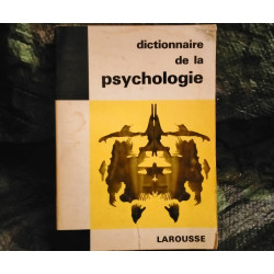 Dictionnaire de la Psychologie
- Livre Larousse 320 Pages Très Bon état garanti 15 Jours