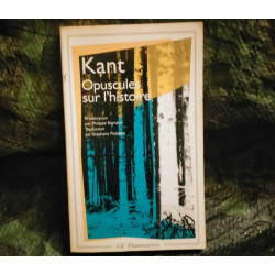 Opuscule sur l'Histoire - Emmanuel Kant
- Livre GF Flammarion 245 Pages Très bon état garanti 15 Jours