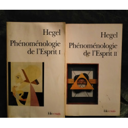 La Phénoménologie de l'Esprit
- Pack Georg Hegel 2 Livres Folio Essais 2145 Pages Très bon état garantis 15 Jours