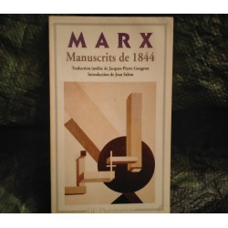 Manuscrits de 1844 - Karl Marx
- Livre GF Flammarion 243 Pages
Très bon état garanti 15 Jours