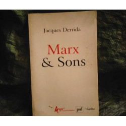 Marx & Sons - Jacques Derrida - Livre PUF Galilée 92 Pages Très bon état garanti 15 Jours
