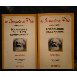 Manifeste du Parti Communiste
L'Idéologie allemande
- Pack Karl Marx 2 Livres éditions Nathan
Très bon état garantis 15 Jours