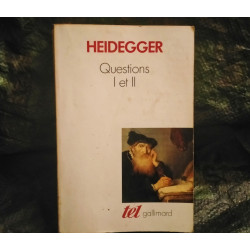 Questions 1 et 2 - Martin Heidegger
- Livre éditions TEL Gallimard 105 Pages
- Très bon état garanti 15 Jours
