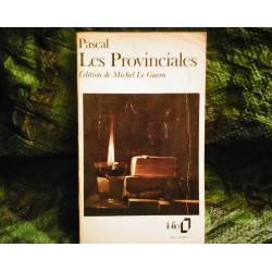 Les Provinciales - Pascal
- Livre Folio 409 Pages
Très bon état garanti 15 Jours