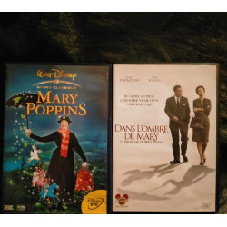 Mary Poppins
Dans l'Ombre de Marie
Pack 2 Films DVD Très bon état garantis 15 Jours