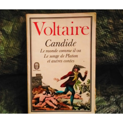 Candide + Le Monde comme il va + Le Songe de Platon et autres Contes Livre Voltaire GF Flammarion 506 Pages