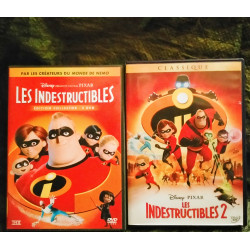 Les Indestructibles -édition 2 DVD
Les Indestructibles 2 
Pack 2 Films 3 DVD Animation 
Dessin-animé Walt Disney Pixar