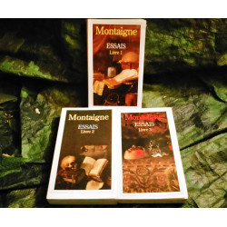 Essais - Michel de Montaigne
Pack Trilogie 3 Livres GF Flammarion 1590 Pages Très bon état garantis 15 Jours