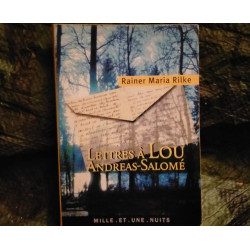 Lettres à Lou Andreas-Salomé  - Rainer Maria Rilke - Livre éditions Mille-et-une-nuits 125 Pages Très bon état garanti 15 Jours