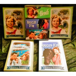 Heidi - 2 DVD
Boucles d'Or
Ching-Ching
Coffret Shirley Temple 3 Films 4 DVD
Très bon état garantis 15 Jours