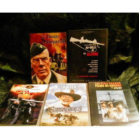 Au-delà de la Gloire
Delta Force
Les 12 Salopards
Les Comancheros
Ouragan sur le Caine
Pack Lee Marvin 5 Films 6 DVD