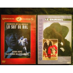 La Soif du Mal
Le Criminel
Pack Orson Welles 2 Films DVD
Très bon état garantis 15 Jours