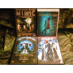 La Forme de l'eau
Mimic
Hellboy
Le Labyrinthe de Pan
Pack Guillermo del Toro 4 Films DVD